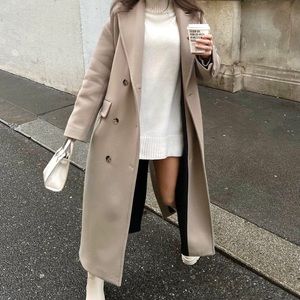 Zara double breasted wool coat